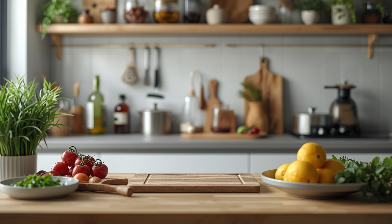 Home kitchen preparation for wholesome meals